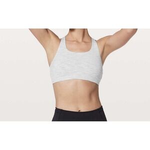 Lululemon Time To Sweat Bra Wee Are From Space Nimbus Battleship Size 6